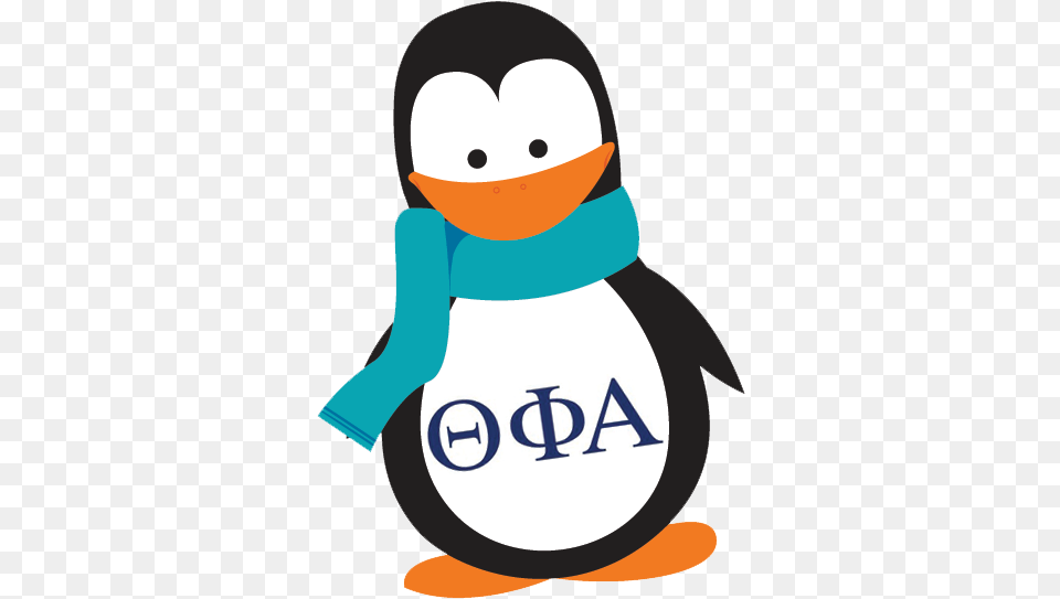 Theta Phi Alpha Mascot Penguin Theta Phi Alpha Penguin, Animal, Bird, Nature, Outdoors Free Transparent Png
