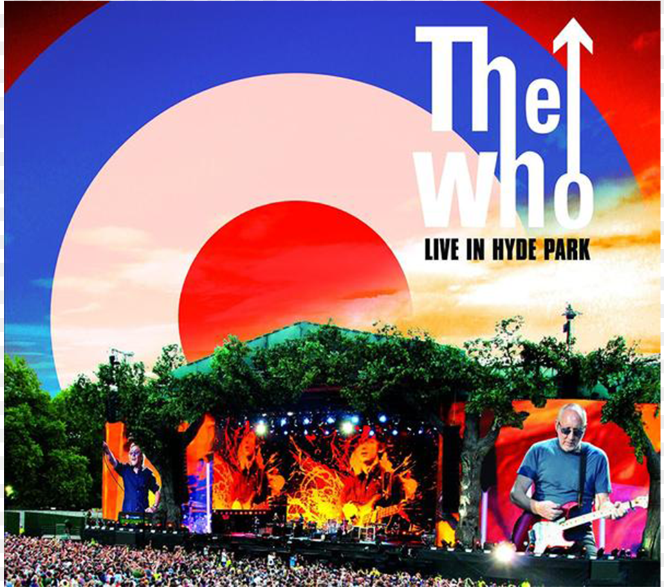 Thewho Live Hyde Park Cd, Concert, Crowd, Stage, Person Free Transparent Png