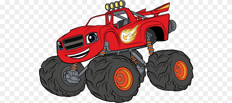 They Are Meant Strictly For Non Profit Use Blaze Monster Machine Clipart, Bulldozer, Wheel, Transportation, Vehicle Free Transparent Png