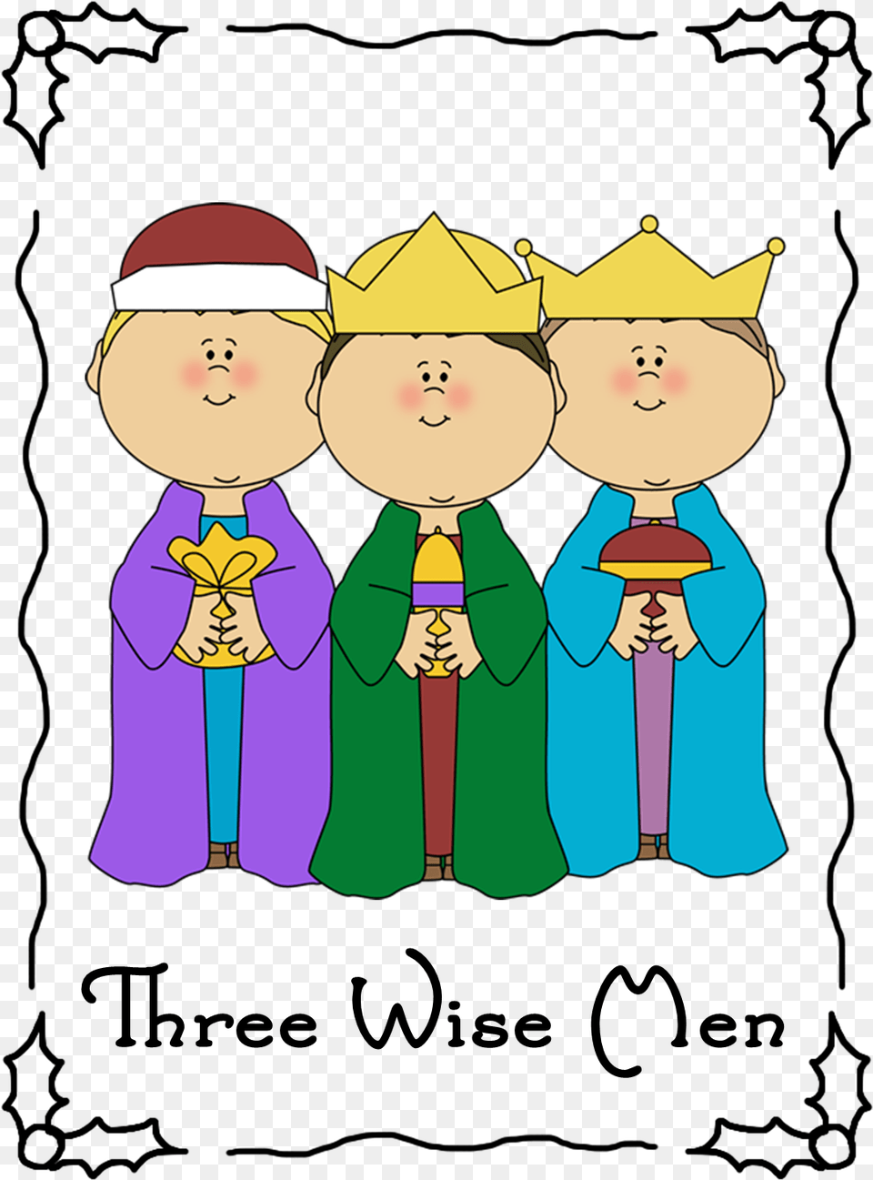 They Are The Three Wise Men Christmas Carol Story Map, Baby, Person, Face, Head Free Png