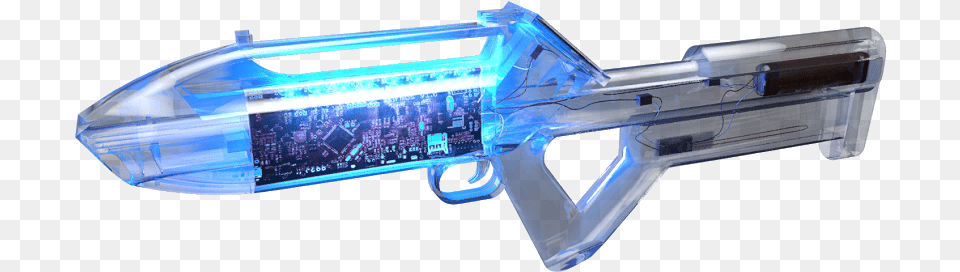 They Bonded Over Video Games Now Re Blue Laser Gun, Firearm, Rifle, Weapon, Toy Free Png Download