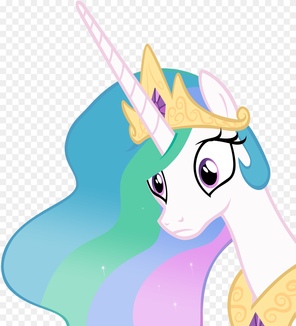 They Didn T Even List Half Oh My God I Just Opened Princess Celestia Head, Face, Person, Cartoon, Art Png