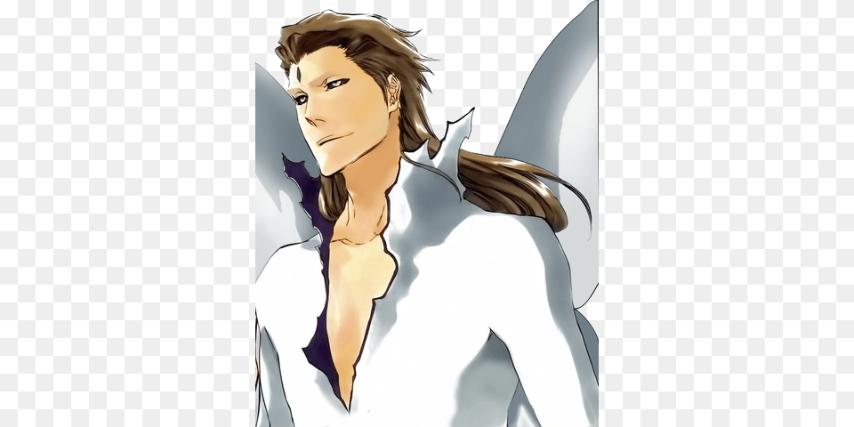 They Find That Rob Has Made Appear The Main Antagonist Aizen Hollow, Adult, Book, Comics, Female Png