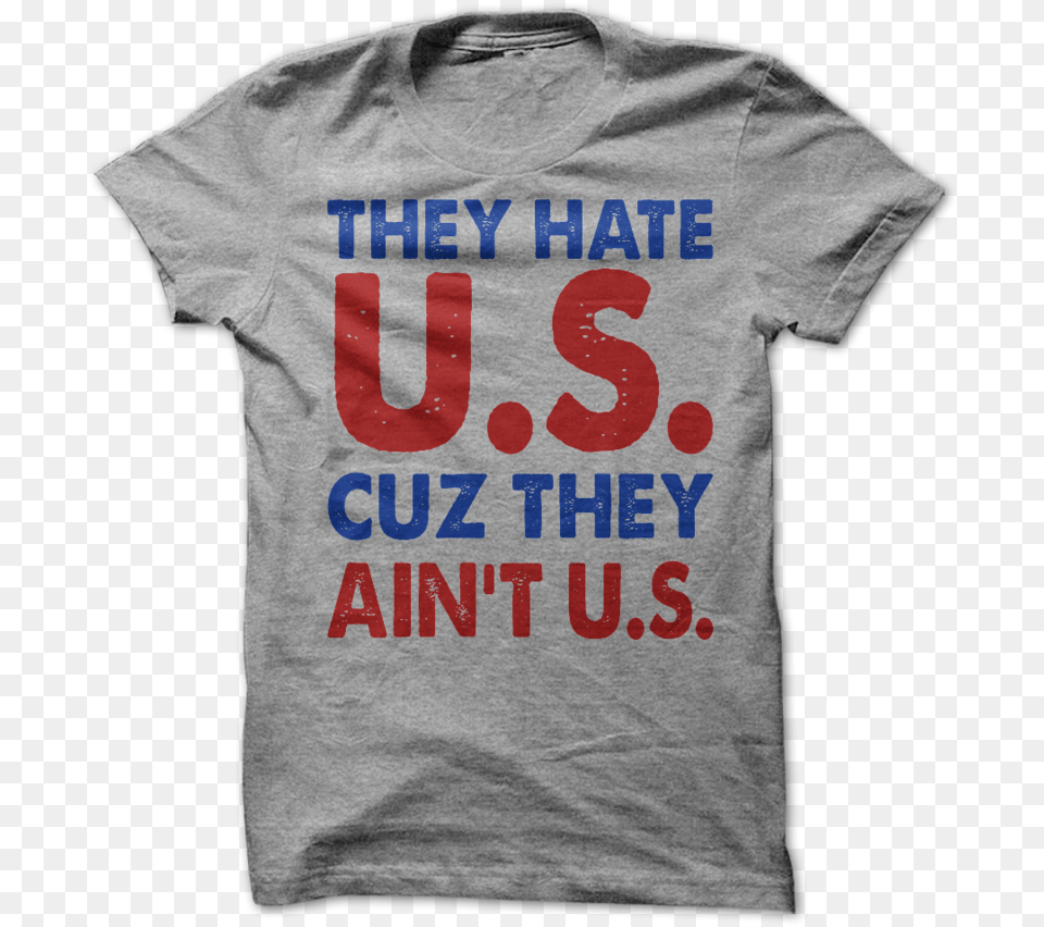 They Hate U Mockup, Clothing, T-shirt, Person, Shirt Free Png Download