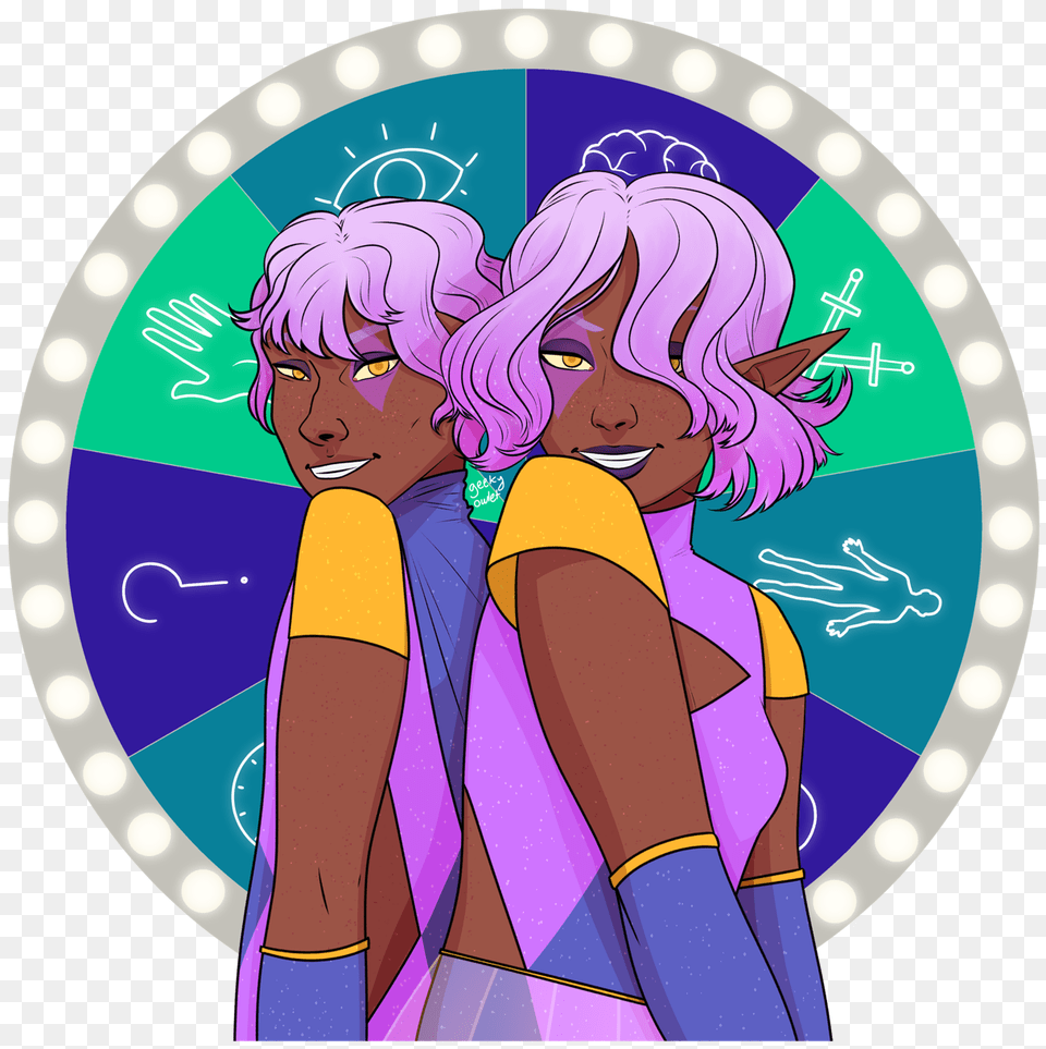 They Re Nearly Identical Dark Skinned Elves With Short Edward The Adventure Zone, Book, Comics, Publication, Person Png Image