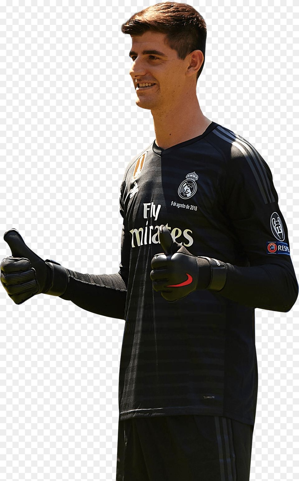 Thibaut Courtoisrender Player, Shirt, Body Part, Clothing, Finger Free Png Download
