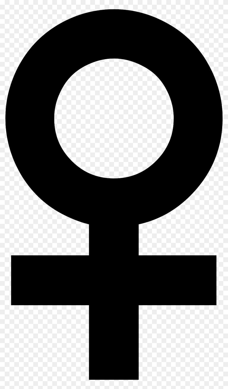 Thick Black Female Symbol, Astronomy, Moon, Nature, Night Free Png