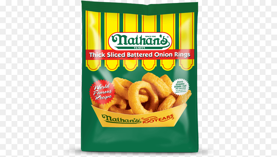 Thick Sliced Battered Onion Rings Nathan39s Onion Rings, Food, Ketchup, Fries Png