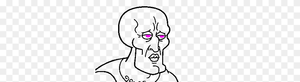 Thicker Version Handsome Squidward Template, Nature, Night, Outdoors Free Png