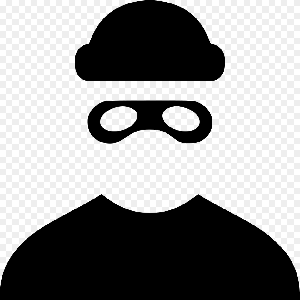 Thief, Stencil, Silhouette, Head, Person Png Image