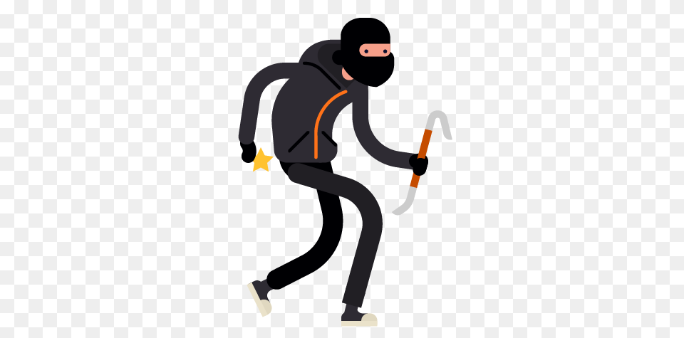 Thief, Ninja, Person, Adult, Male Free Transparent Png