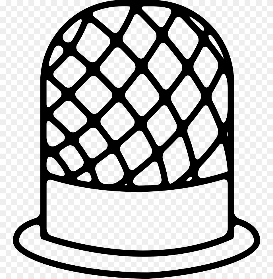 Thimble Electric Tower Symbol Background, Stencil, Clothing, Hat Png