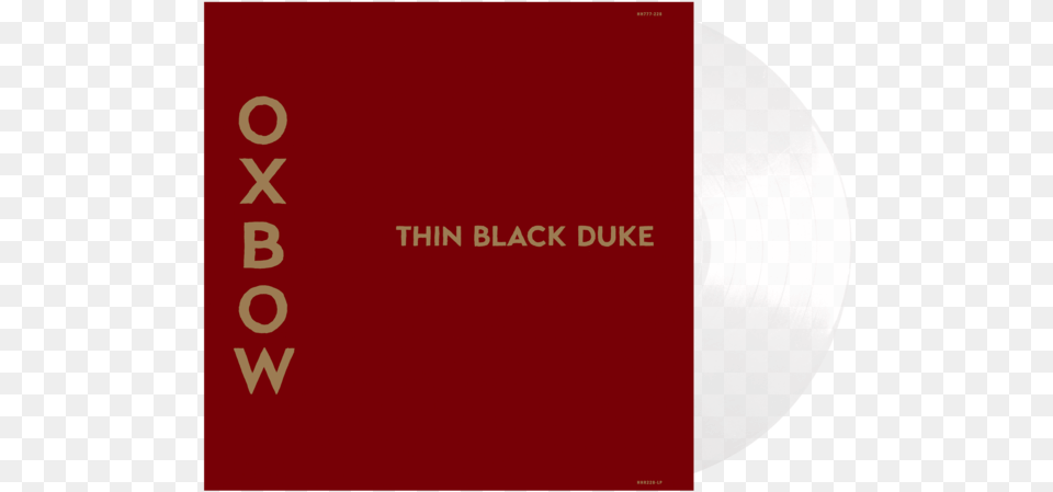 Thin Black Duke Repress Vinyl Lp Oxbow Thin Black Duke Vinyl Record, Book, Publication, Text, Disk Free Transparent Png