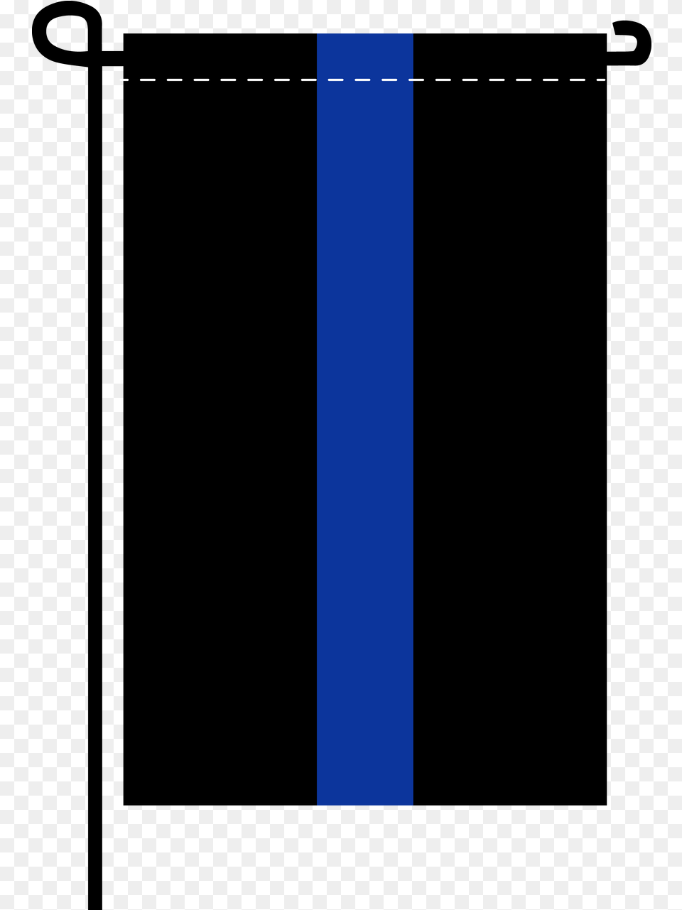 Thin Blue Line 18inx12in Nylon Garden Majorelle Blue, Cross, Symbol, Page, Text Free Png