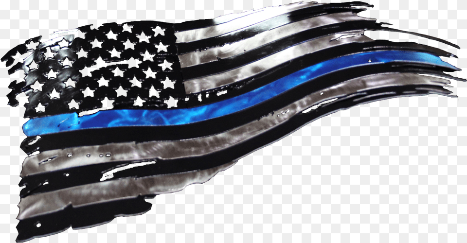 Thin Blue Line 6 Image Thin Blue Line Flag, Hat, Clothing, Accessories, Formal Wear Free Png Download
