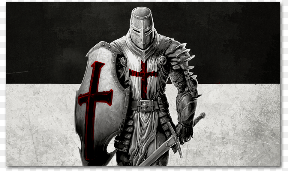 Thin Blue Line Crusader, Knight, Person, Adult, Male Free Transparent Png