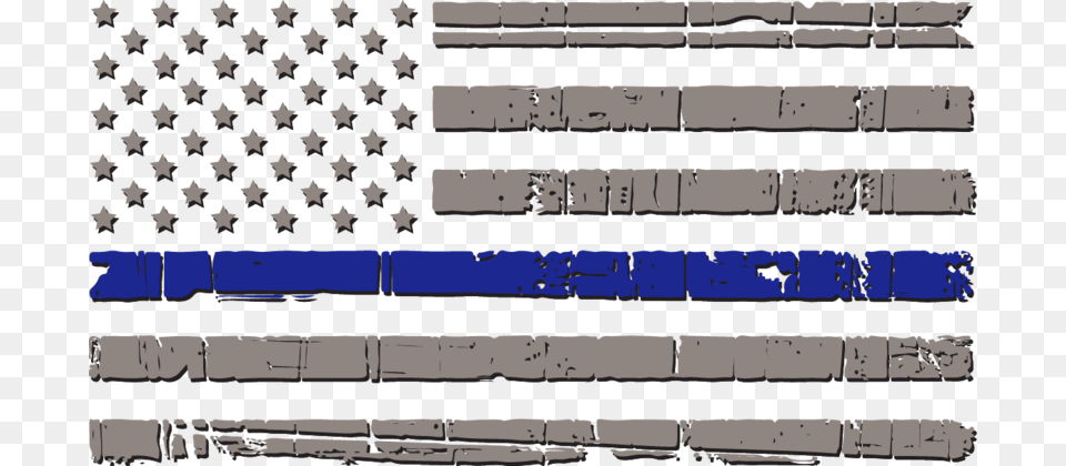 Thin Blue Line Distressed Transparent, American Flag, Flag, Architecture, Building Png