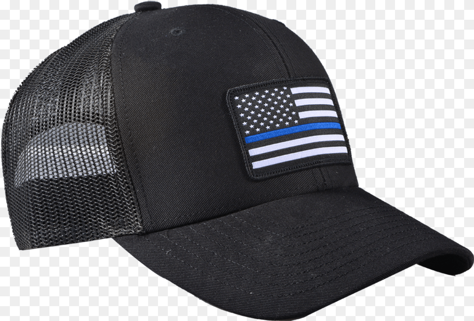 Thin Blue Line Flag Patch Hat U2013 Black Rifle Coffee Company Battlefield V Hat, Baseball Cap, Cap, Clothing Free Png Download