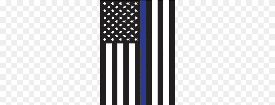 Thin Blue Line Garde Law Enforcement Flag, American Flag Free Png Download
