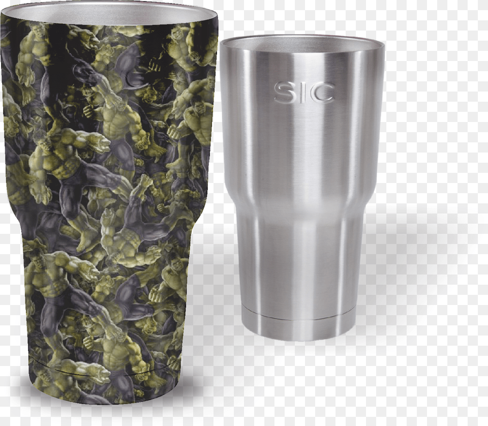 Thin Blue Line Hydro Dip Film, Steel, Glass, Bottle, Pottery Png Image