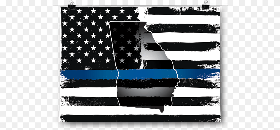 Thin Blue Line Maryland Thin Blue Line, American Flag, Flag Free Transparent Png