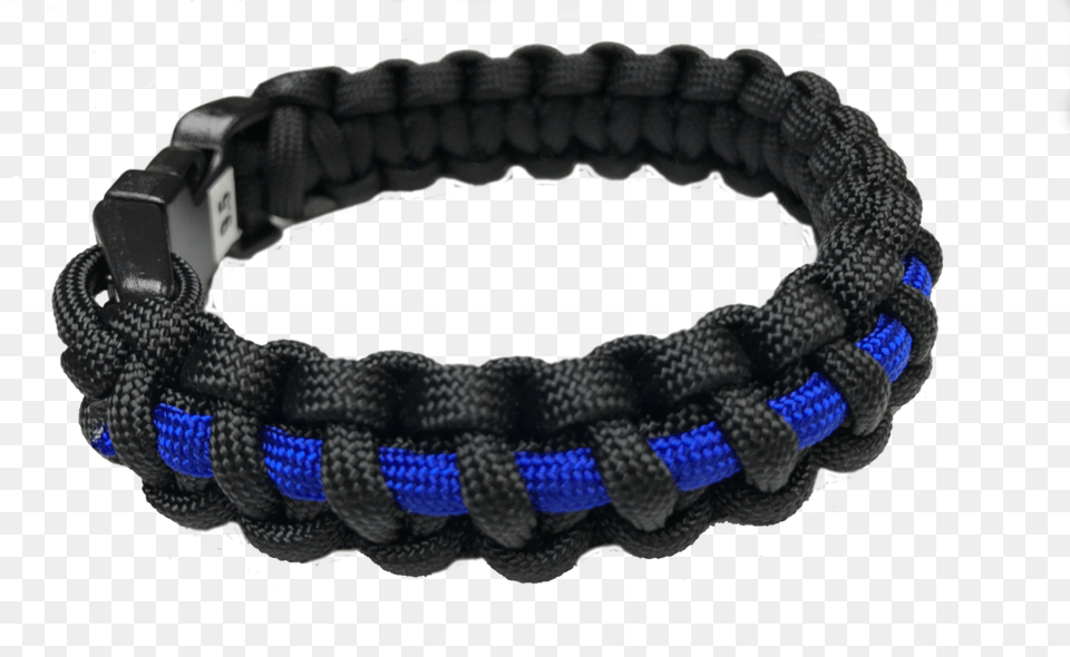 Thin Blue Line Paracord Bracelet, Accessories, Jewelry Png Image