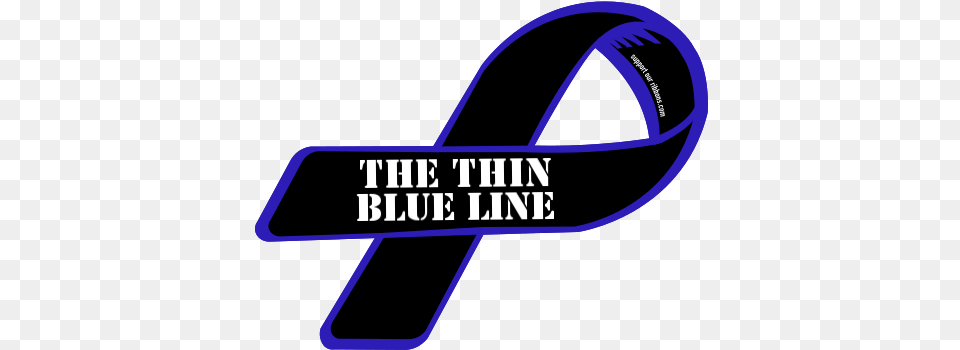 Thin Blue Line Ribbon Fud, Logo, Device, Grass, Lawn Free Transparent Png