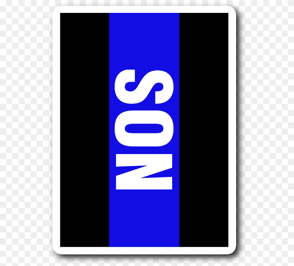Thin Blue Line Son Decal Stickerclass Graphic Design, Logo, Symbol, Text Free Png