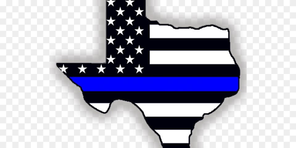 Thin Blue Line Texas American Flag, Flag, Symbol Free Transparent Png