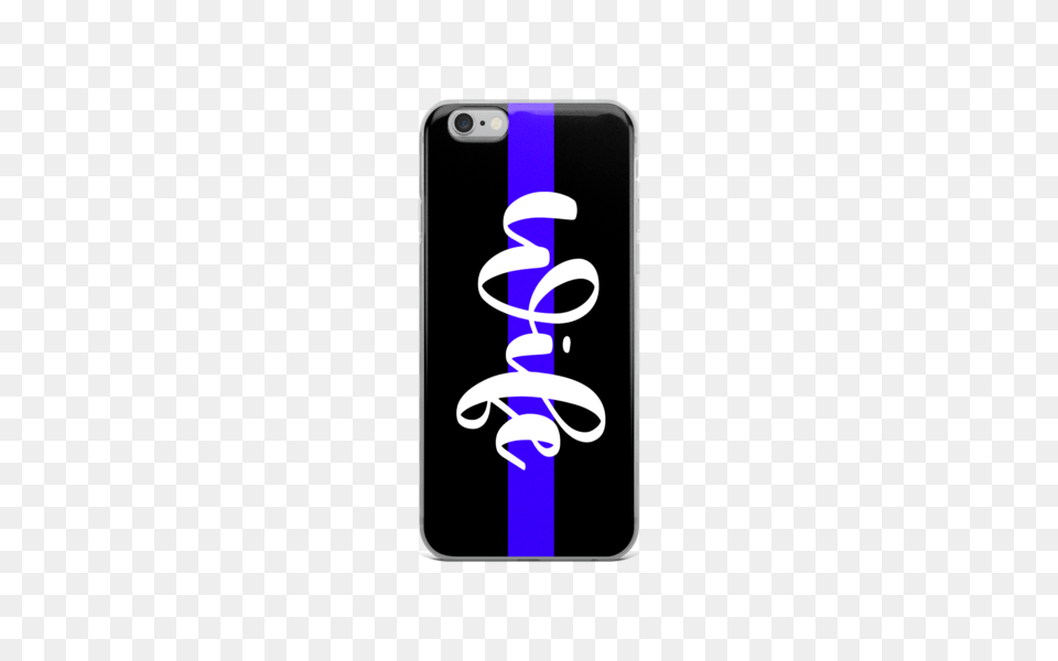Thin Blue Line Wife Script Iphone Case, Electronics, Mobile Phone, Phone Free Transparent Png