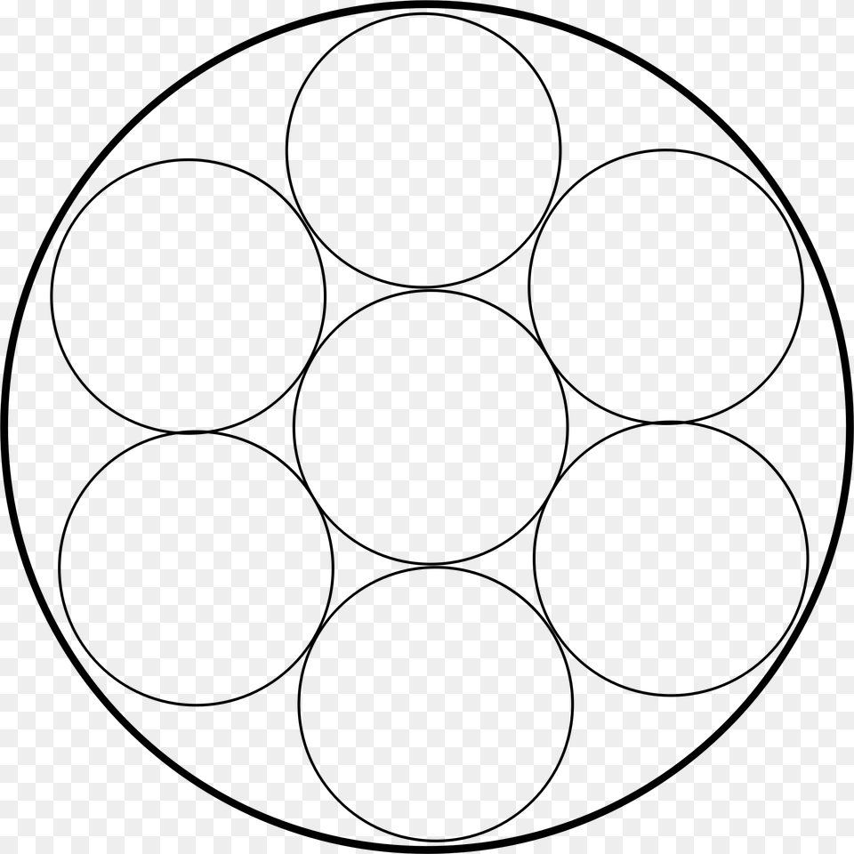 Thin Circles In Circle Icons, Gray Png Image