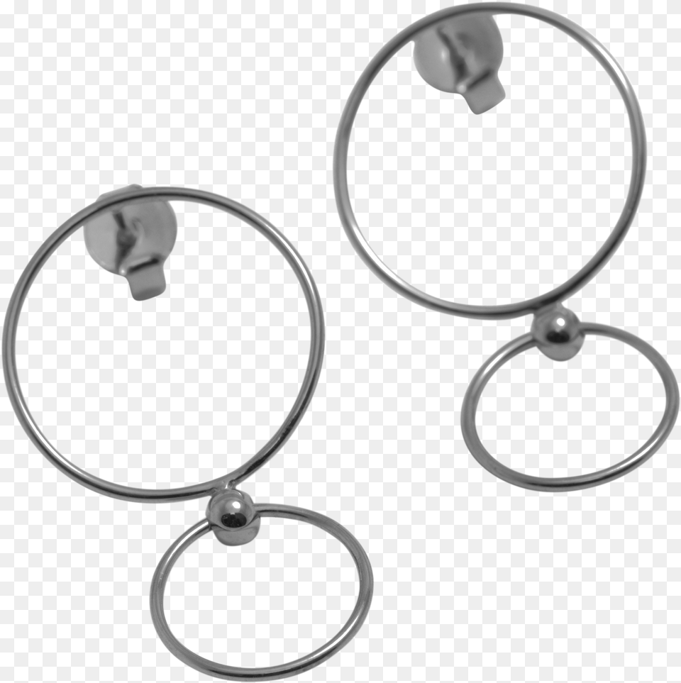 Thin Double Circle Circle, Accessories, Earring, Jewelry, Locket Png Image