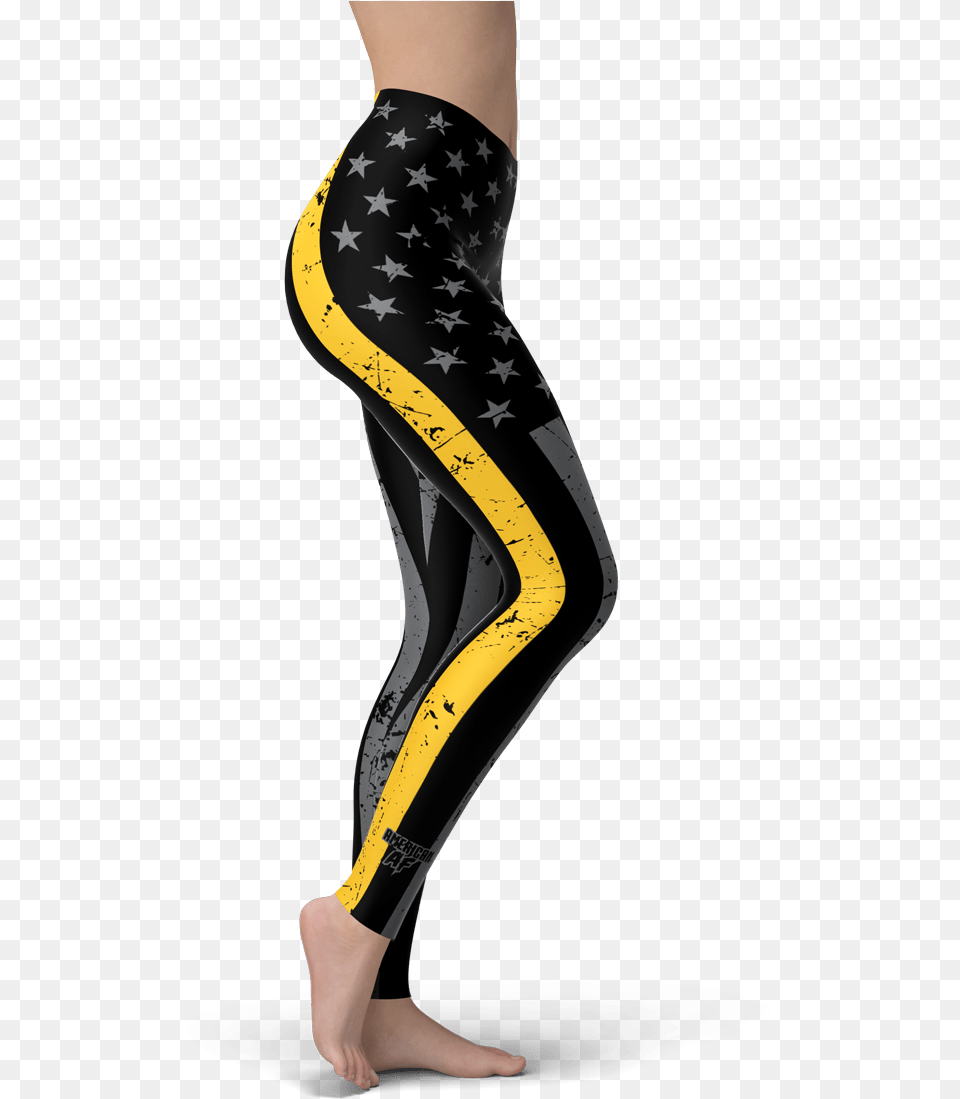 Thin Gold Line Leggings American Af Aaf Nation Thin Silver Line, Adult, Female, Person, Woman Free Png