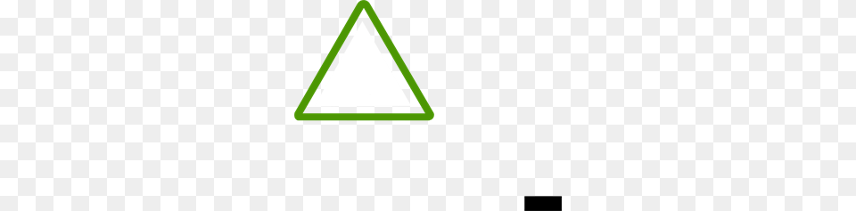 Thin Green Warning Sign Clip Arts For Web, Triangle Png