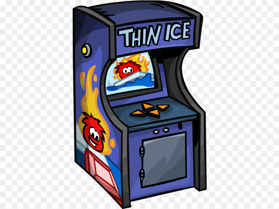 Thin Ice Game Machine Club Penguin, Arcade Game Machine Png