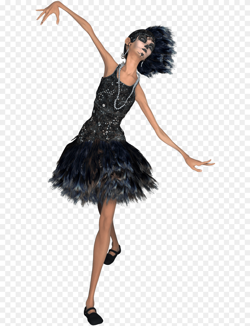 Thin Lady, Person, Dancing, Leisure Activities, Adult Free Png Download
