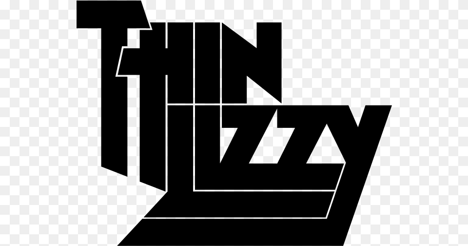 Thin Lizzy Logo Thin Lizzy Vector, Gray Png Image
