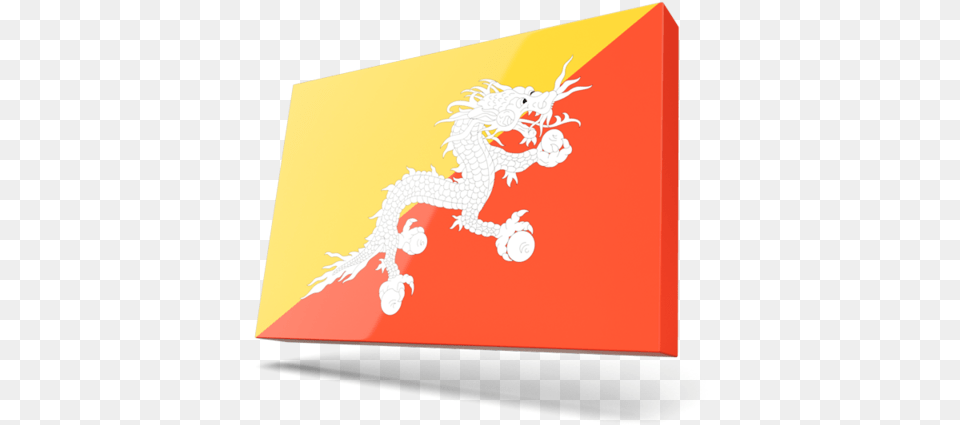 Thin Rectangular Icon Flag Of Bhutan, Publication, Book Png Image