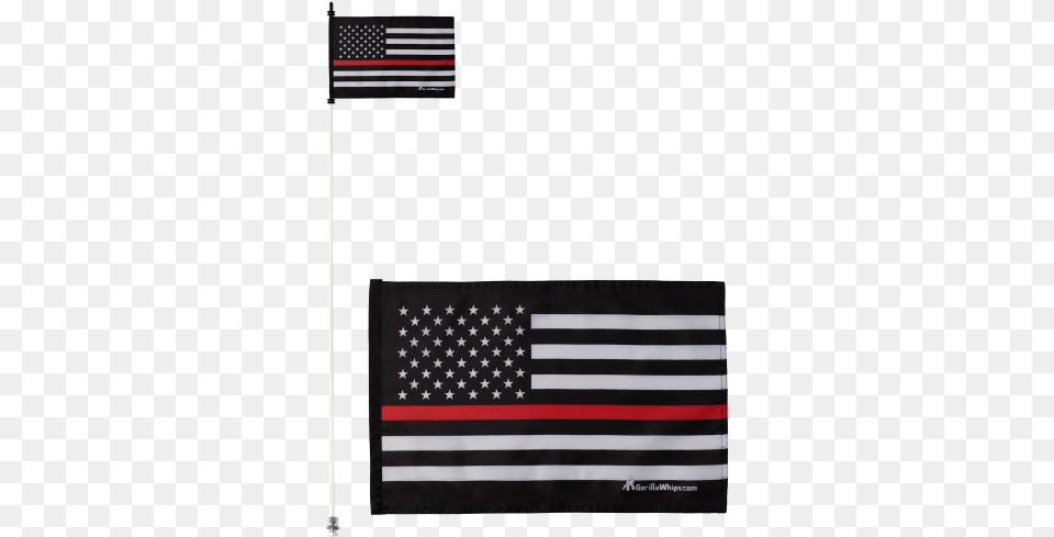 Thin Red Line American Flag Whip Safety Firefighter Ax Flag, American Flag Free Png Download