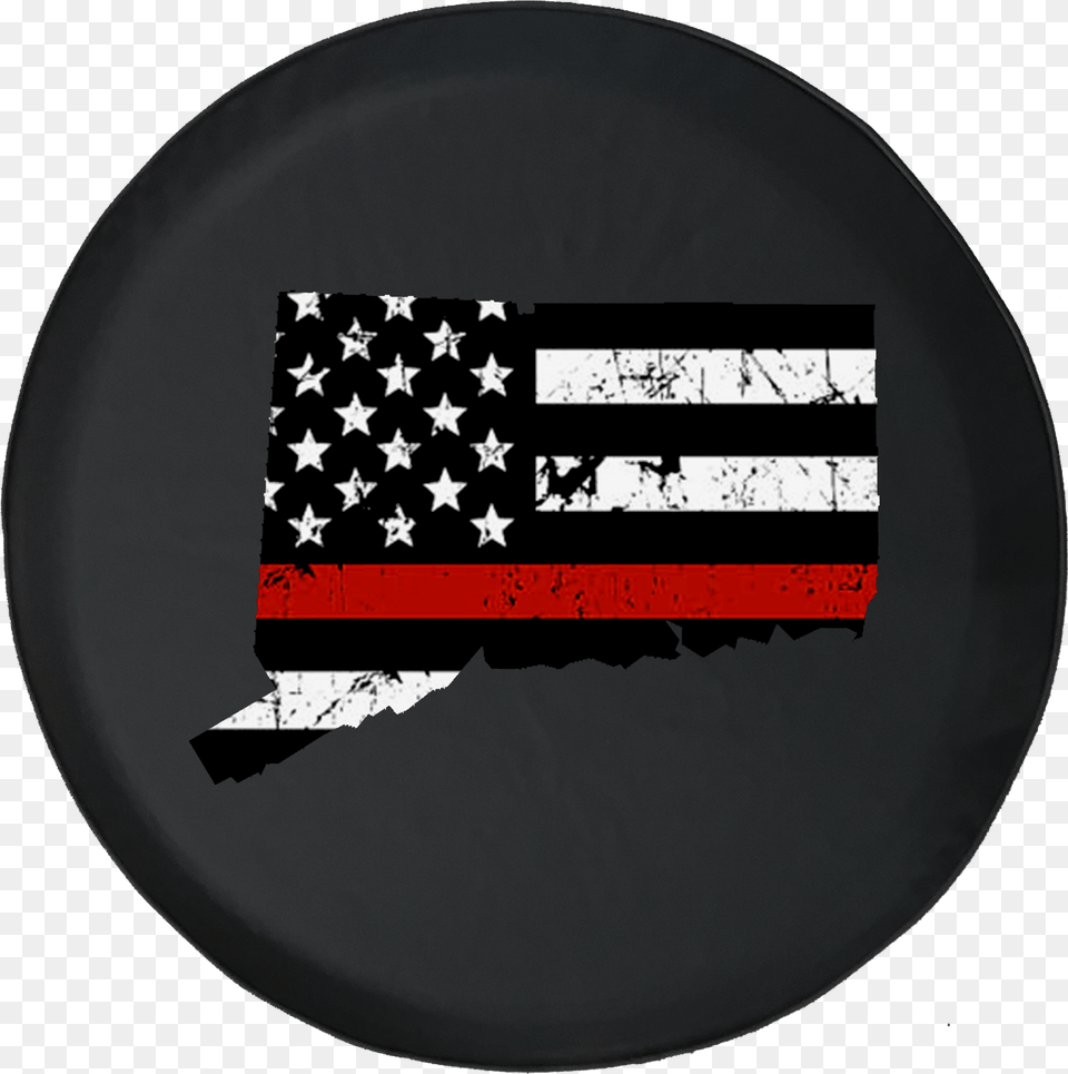 Thin Red Line Distressed American Flag Blue Line Flags, Sticker, Food, Meal, Plate Png Image
