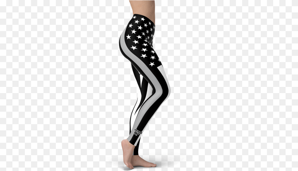 Thin Silver Line Leggings, Adult, Female, Person, Woman Png