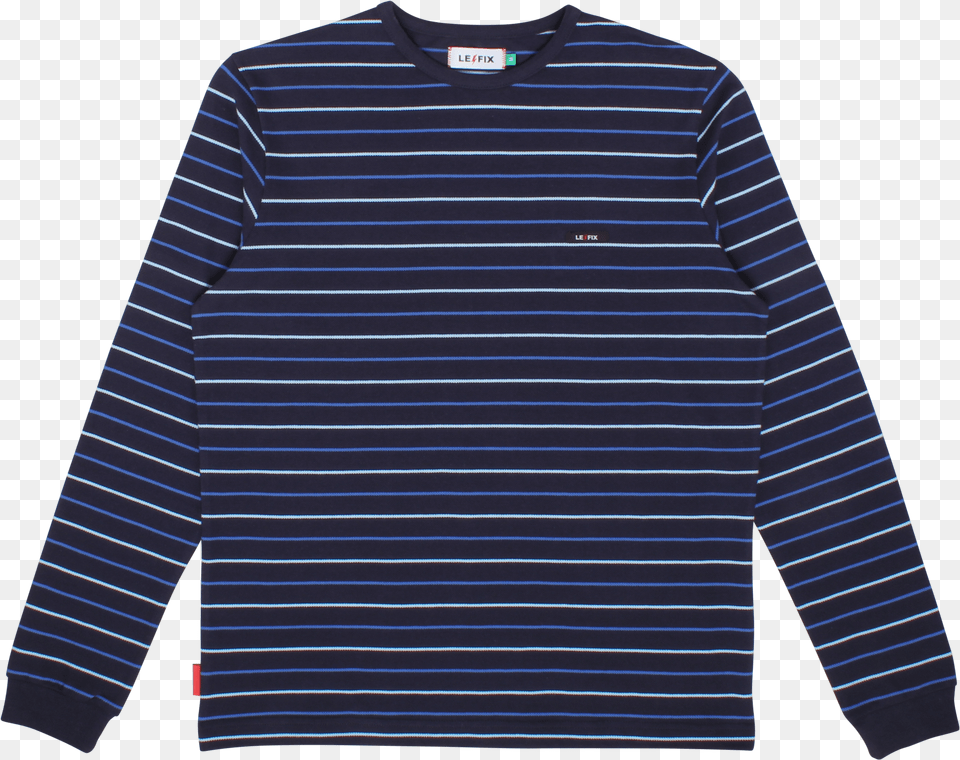 Thin Stripe Pique Ls Navyblue Gucci Red Shirt Long Png