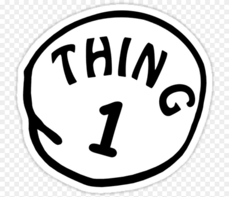 Thing 1 And Thing 2 Logo Thing 1 And 2, Stencil, Symbol Png