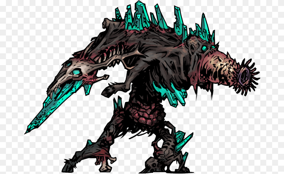 Thing Bite Darkest Dungeon Thing From The Stars, Dragon, Adult, Female, Person Free Transparent Png