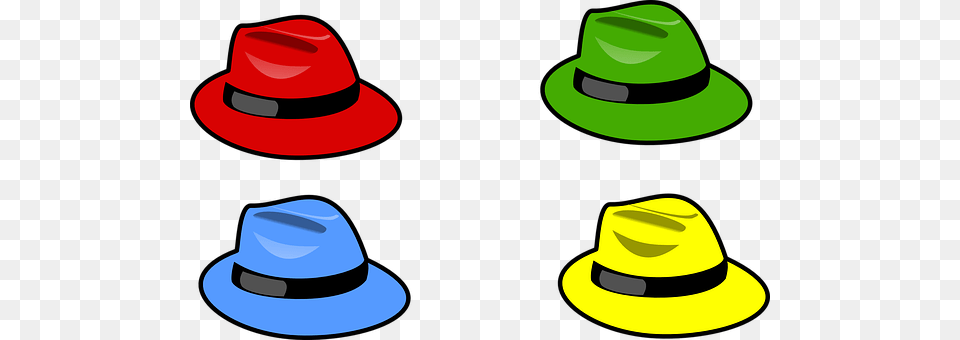 Things Clipart Six Thinking Hats Clip Art Hat Clipart, Clothing, Sun Hat Free Transparent Png