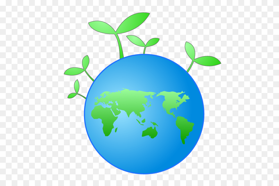 Think About Eco Global Environment World Map Grass Water, Astronomy, Outer Space, Planet, Globe Free Transparent Png