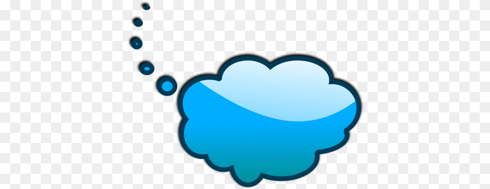 Think Bubble Thinking Clouds Transparent, Ice, Nature, Outdoors, Water Png Image