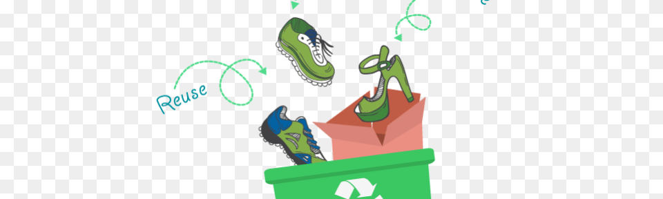 Think Green, Clothing, Footwear, Shoe, Sneaker Png Image