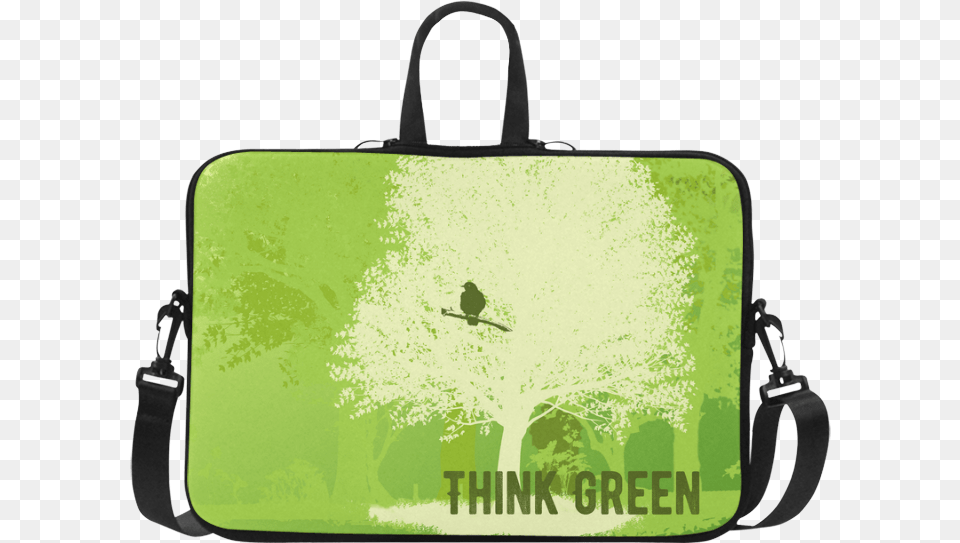 Think Green Nature Save The Earth Vegan Laptop Handbags Laptop Sleeves Japan, Bag, Accessories, Briefcase, Handbag Free Png Download