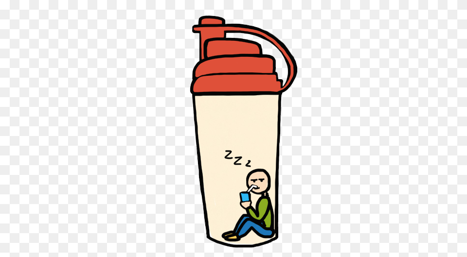 Think Outside The Shake Protein Pow, Bottle, Shaker, Baby, Person Free Png Download